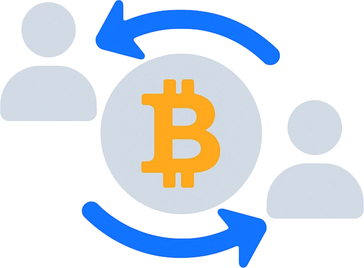 Direct P2P Crypto Transfer